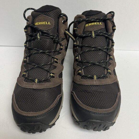 Merrell Mens West Rim Mid Waterproof Boots Espresso Size 11.5 M main image 5